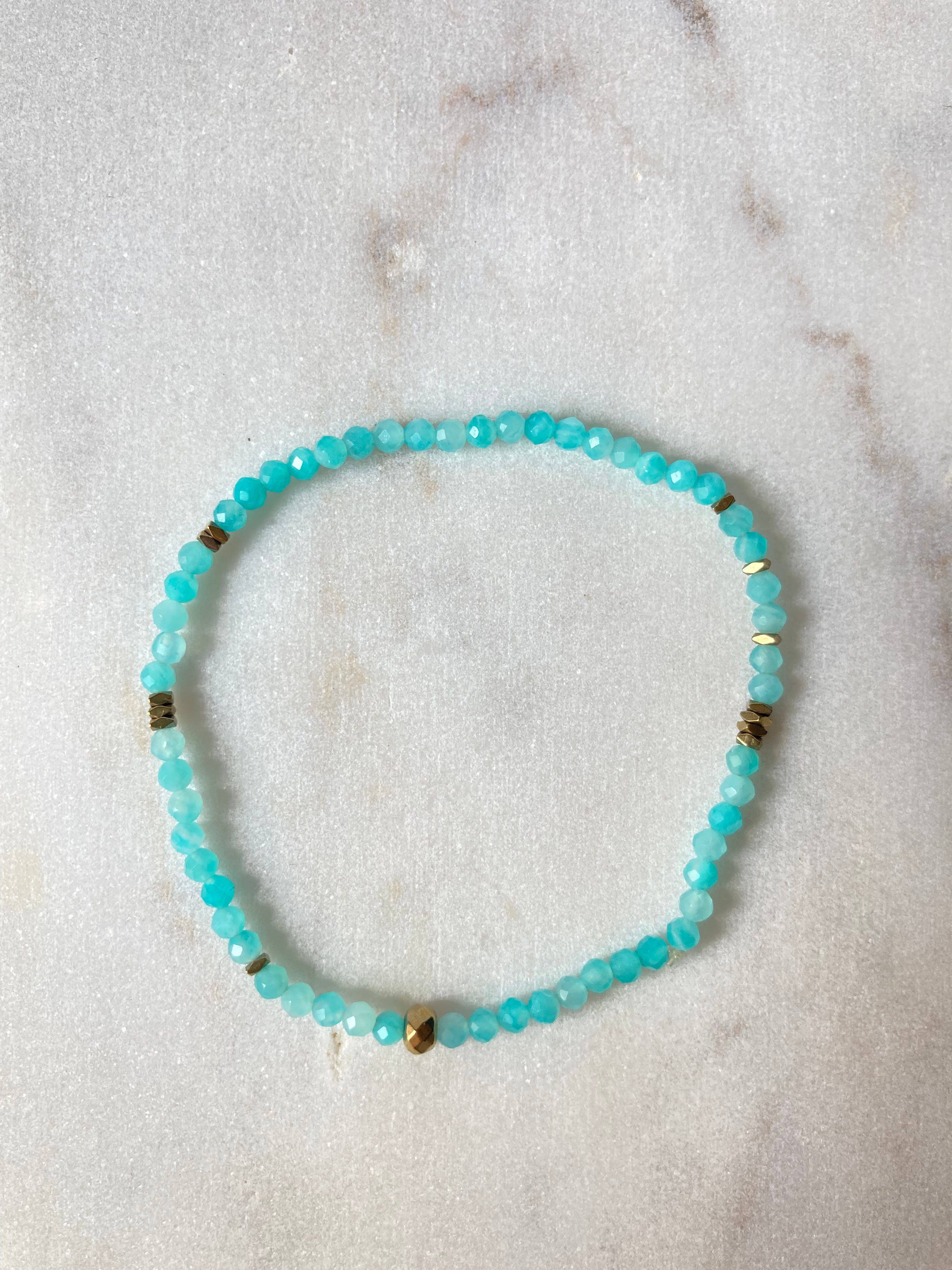 Bracelet Indian summer  amazonite